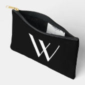 モノクロでモノグラムを作成(&H) アクセサリーポーチ (見開き)