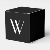 モノクロでモノグラムを作成(&H) フェイバーボックス (正面サイド)