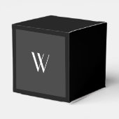 モノクロでモノグラムを作成(&H) フェイバーボックス (裏面サイド)