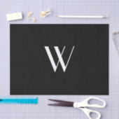 モノクロでモノグラムを作成(&H) 薄葉紙 (クラフト)