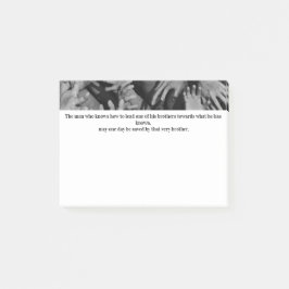 モノクロで手に届くシンボリック ポストイット