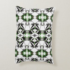 モノクロと緑、仮想回線の連携 アクセントクッション