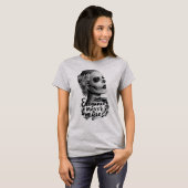 モノクロのカラベラ Tシャツ (正面フル)