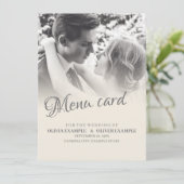 モノクロのキスをする新婚夫婦 メニュー (スタンド正面)
