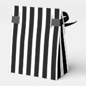 モノクロのギフトボックス フェイバーボックス (裏面サイド)