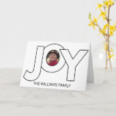 モノクロのクリスマス カード (黄色い花)