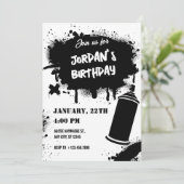 モノクロのグラフィティ 招待状 (スタンド正面)