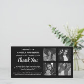 モノクロのコラージュ記念館 サンキューカード (スタンド正面)