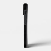 モノクロのシンプルな花柄 Case-Mate iPhoneケース (裏面 / 左)