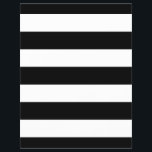 モノクロのストライプ おしゃれ チラシ<br><div class="desc">大胆な黒と白のグラフィックストライプの装飾は、水平または垂直のいずれかのスタイルで、常に素晴らしいカスタムギフトを作るための現代的なグラフィックデザインのクラシックスタイルです。これらは、あなたのリストに載っている特別な人へのギフト、またはご自身へのギフトとして最適で、どんなお祭りの場面でもきっと印象を与えることができます。</div>