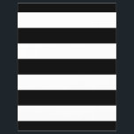 モノクロのストライプ おしゃれ チラシ<br><div class="desc">大胆な黒と白のグラフィックストライプの装飾は、水平または垂直のいずれかのスタイルで、常に素晴らしいカスタムギフトを作るための現代的なグラフィックデザインのクラシックスタイルです。これらは、あなたのリストに載っている特別な人へのギフト、またはご自身へのギフトとして最適で、どんなお祭りの場面でもきっと印象を与えることができます。</div>