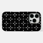 モノクロのトレンディなパターンが特徴のデザイン Case-Mate iPhoneケース (裏面 (横))