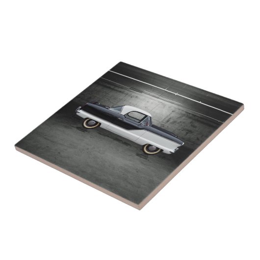 モノクロのナッシュ・メトロポリタン タイル (側面)