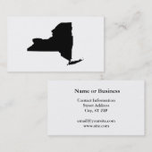 モノクロのニューヨーク 名刺 (正面/裏面)