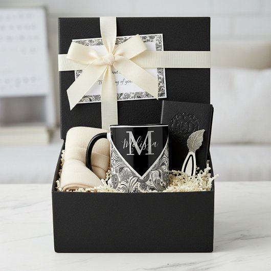 モノクロのパーセル マグカップ