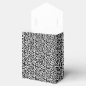 モノクロのヒョウ柄チーター柄 フェイバーボックス (オープン)