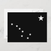 モノクロのビッグディッパー ポストカード (正面/裏面)