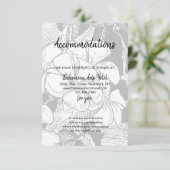 モノクロのフランジーパニーボヘミアンビューティー エンクロージャーカード (スタンド正面)