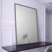 モノクロのミニマルな花写真 ポスター