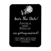 モノクロのミニマルSave the Date