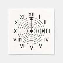 モノクロのローマン時計パーティー