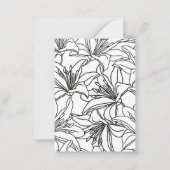 モノクロの宗教的なイースターの祝日 ノートカード (裏面)