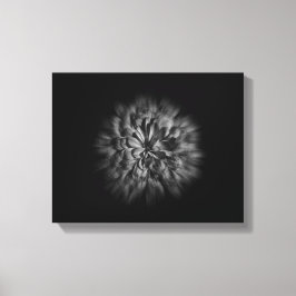 モノクロの庭の花 48 Flow キャンバスプリント