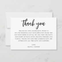 モノクロの感謝を込めて。現代のウェディングノート