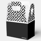 モノクロの独身パーティーのギフト ファボリーボックス フェイバーボックス (オープン)