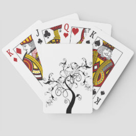 モノクロの生命の木 トランプ