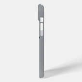 モノクロの白い木蓮の少女のシルエット Case-Mate iPhoneケース (裏面 / 左)