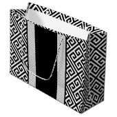 モノクロの結婚式 ギフトバッグ (正面アングル)