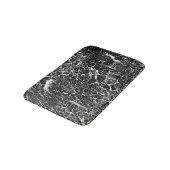 モノクロの自然抽象パターン バスマット (アングル)