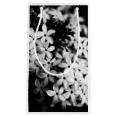 モノクロの花々 スモールペーパーバッグ (正面)