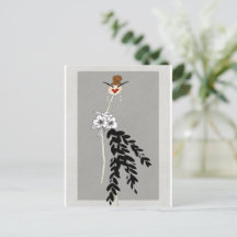 モノクロの花々