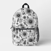 モノクロの花のひまわり