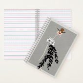 モノクロの花 ノートブック (内側)