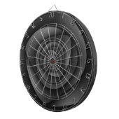 モノクロの螺旋迷路 ダーツボード (正面右)