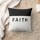 モノクロの「信仰」 クッション (ブランケット)