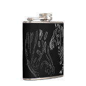 モノクロアニマルプリントシマウマ フラスク (右)