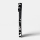 モノクロアンティークフローラ蝶モノグラム Case-Mate iPhoneケース (裏面 / 左)