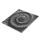 モノクロアンモナイト大 タイル (側面)