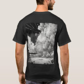 モノクロアートイラスト Tシャツ (裏面)