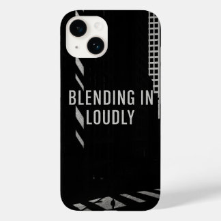モノクロアーバン遊ドシャドウiPhoneケースのブレンド Case-Mate iPhone 14ケース