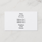 モノクロアールデコの設計 名刺 (裏面)