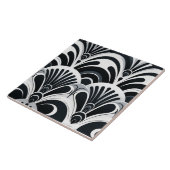 モノクロアールデコはっきりしたとドラマチック タイル (側面)