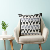 モノクロアールデコデザイン枕 クッション (椅子)