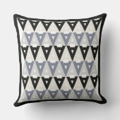 モノクロアールデコデザイン枕 クッション (裏面)