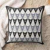 モノクロアールデコデザイン枕 クッション (ブランケット)