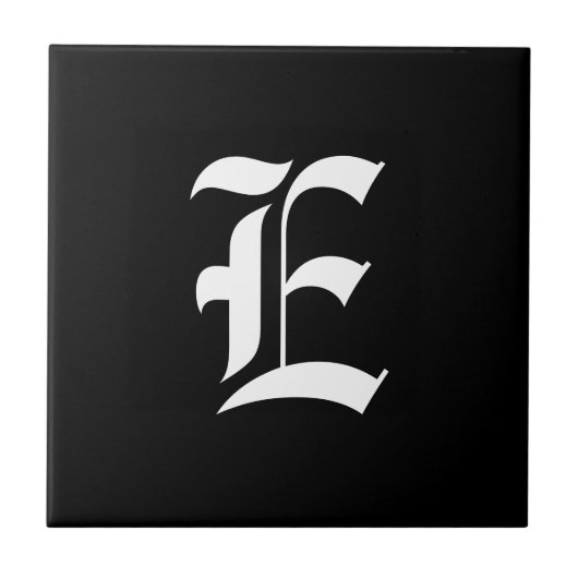 モノクロイニシャルE, タイル (正面)